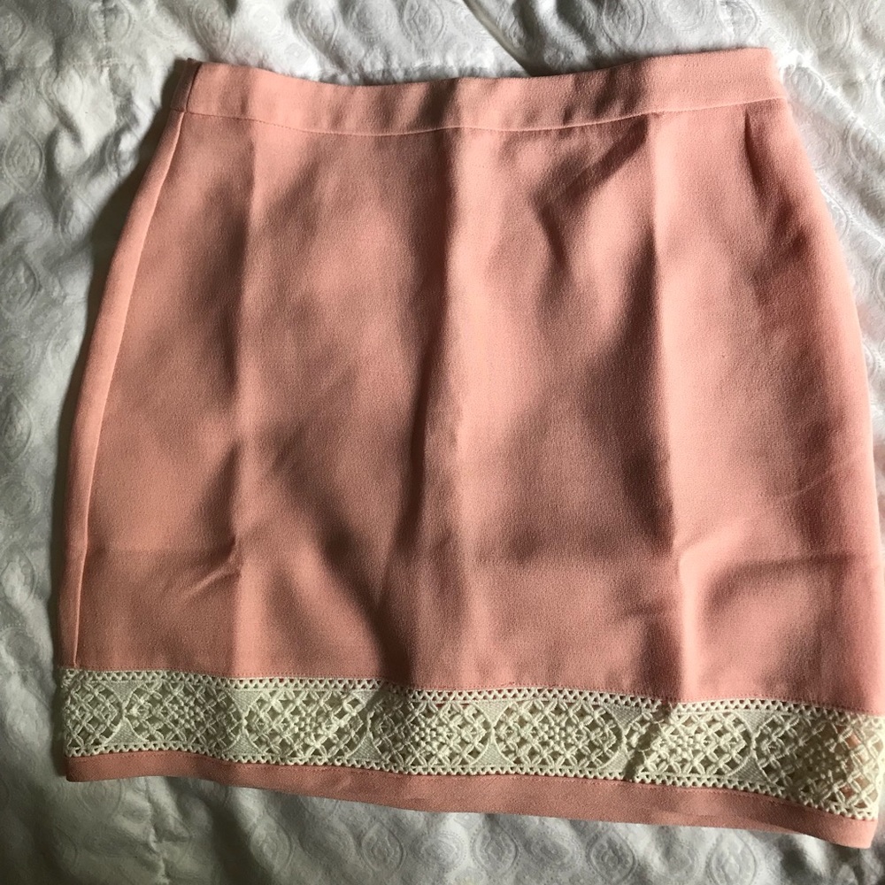 Blush high waisted mini never worn